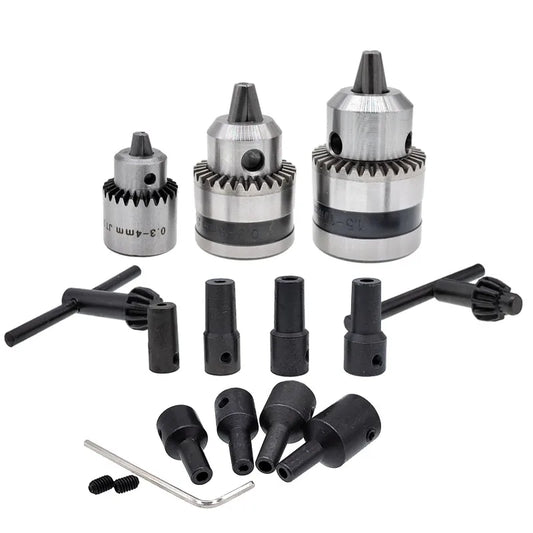 1PCS JT0 B10 B12 0.6-6mm 0.3-4mm 1.5-10mm Drill Chuck Adapter Connecting Rod Shaft Sleeve Steel Copper Coupling 4/5/6/8/10/12mm