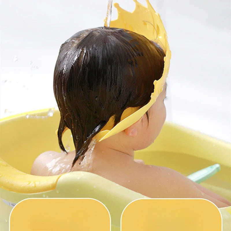 Shampoo Guard, Eye and Ear Protection, Silicone Shampoo Hat, Baby and Child Waterproof Shower Shampoo Cap
