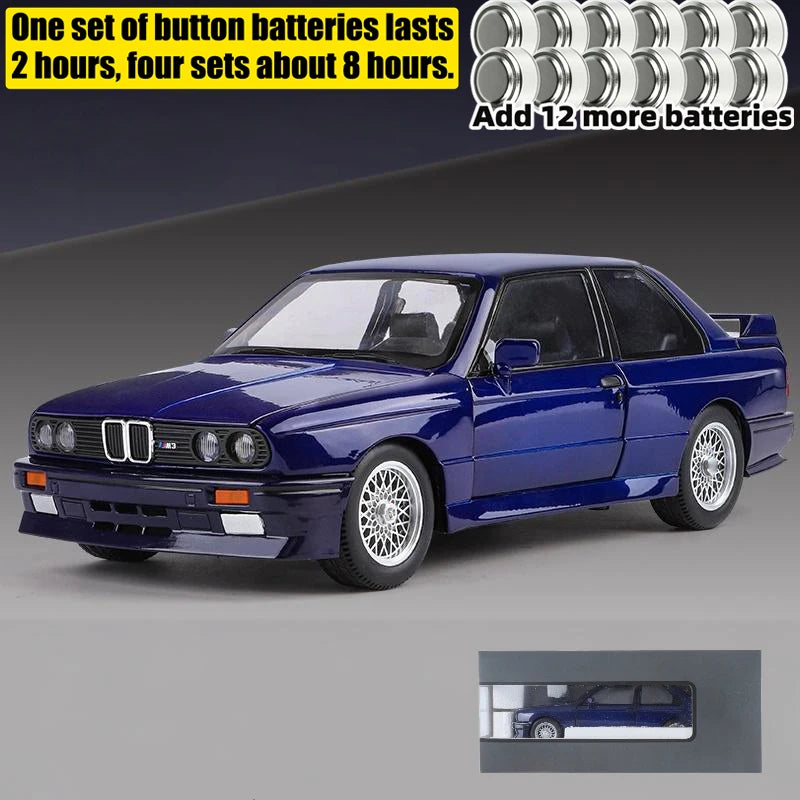 1:24 M3 E30 IM Alloy Miniature Car, Diecast Metal Model Collection Hobbies, Birthday Present With Friend Decoration Classic Car GT