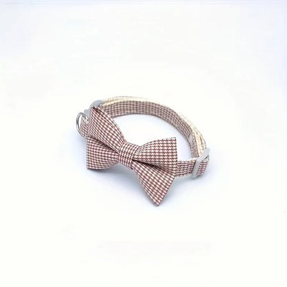 1 Piece, Adjustable Plaid Cat Collar Tie Knot, Perfect for Festive Dressing and Everyday Wear