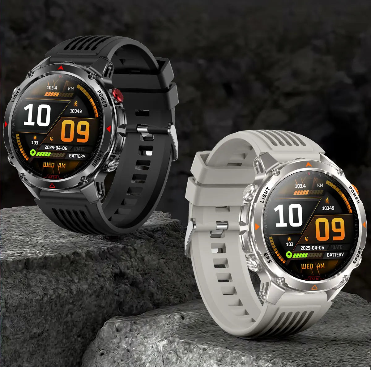 New Professional GPS Sports Smart Watch, Outdoor RIDE Run GPS track Swim Watchs Compass Altimeter, 3ATM Sports Bracelets, men, ladies