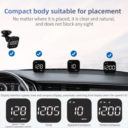 G4S GPS Smart Gauge Head-Up Display for HUD Auto Computer Speedometer Display KMH MPH Time Compass Car Electronics for All Cars