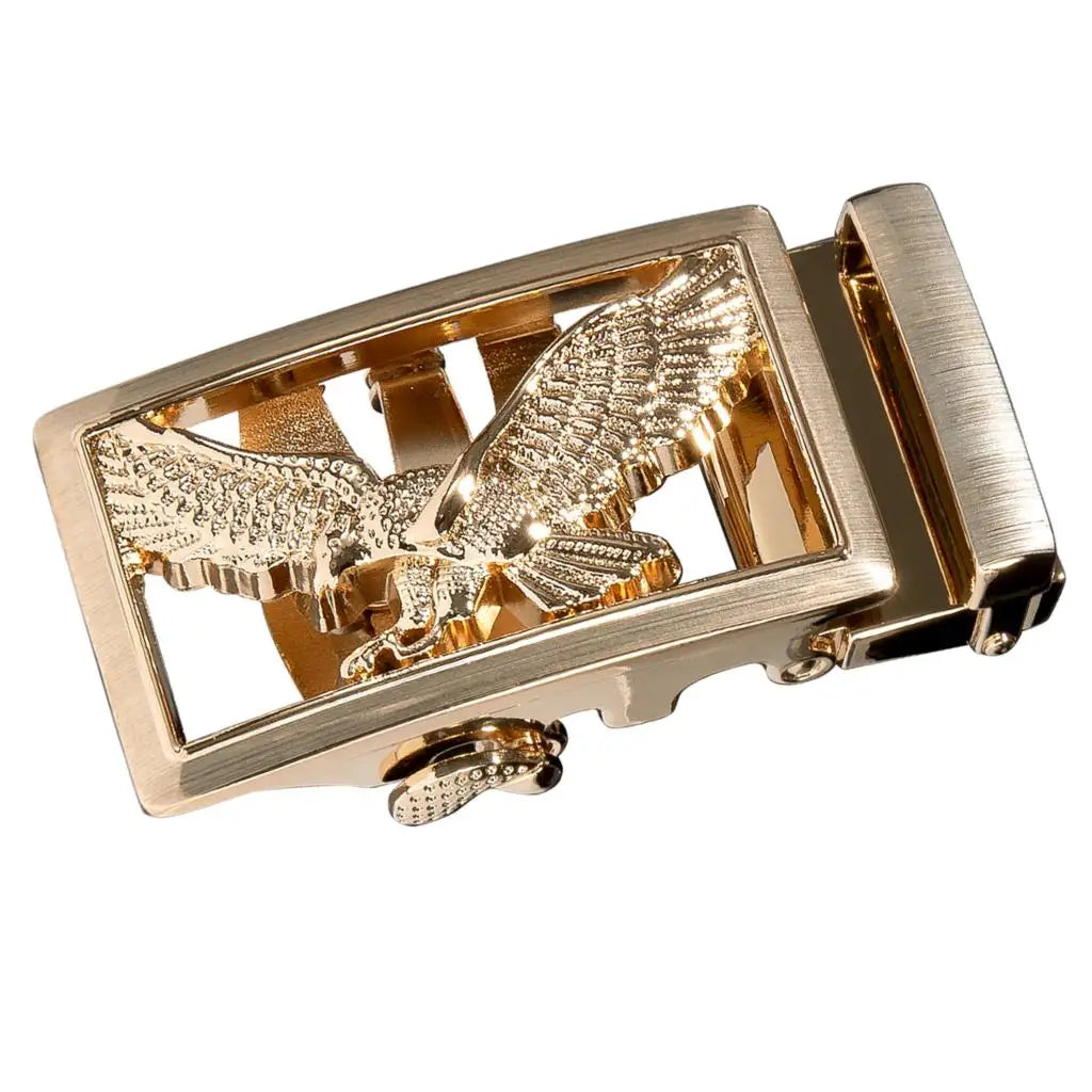 60 Kinds Metal Mens Relacement Belt Buckles Button Sliding Buckle Without Belt Black Gold Blue for 3.5 cm Ratchet Belts ONLY