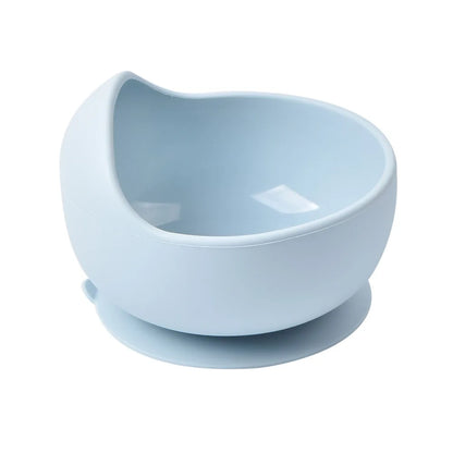 28Colors Baby Silicone Suction Bowls for Kids Waterproof Baby Feeding Tableware Spoon Children Dishes Kitchenware Infant Plates