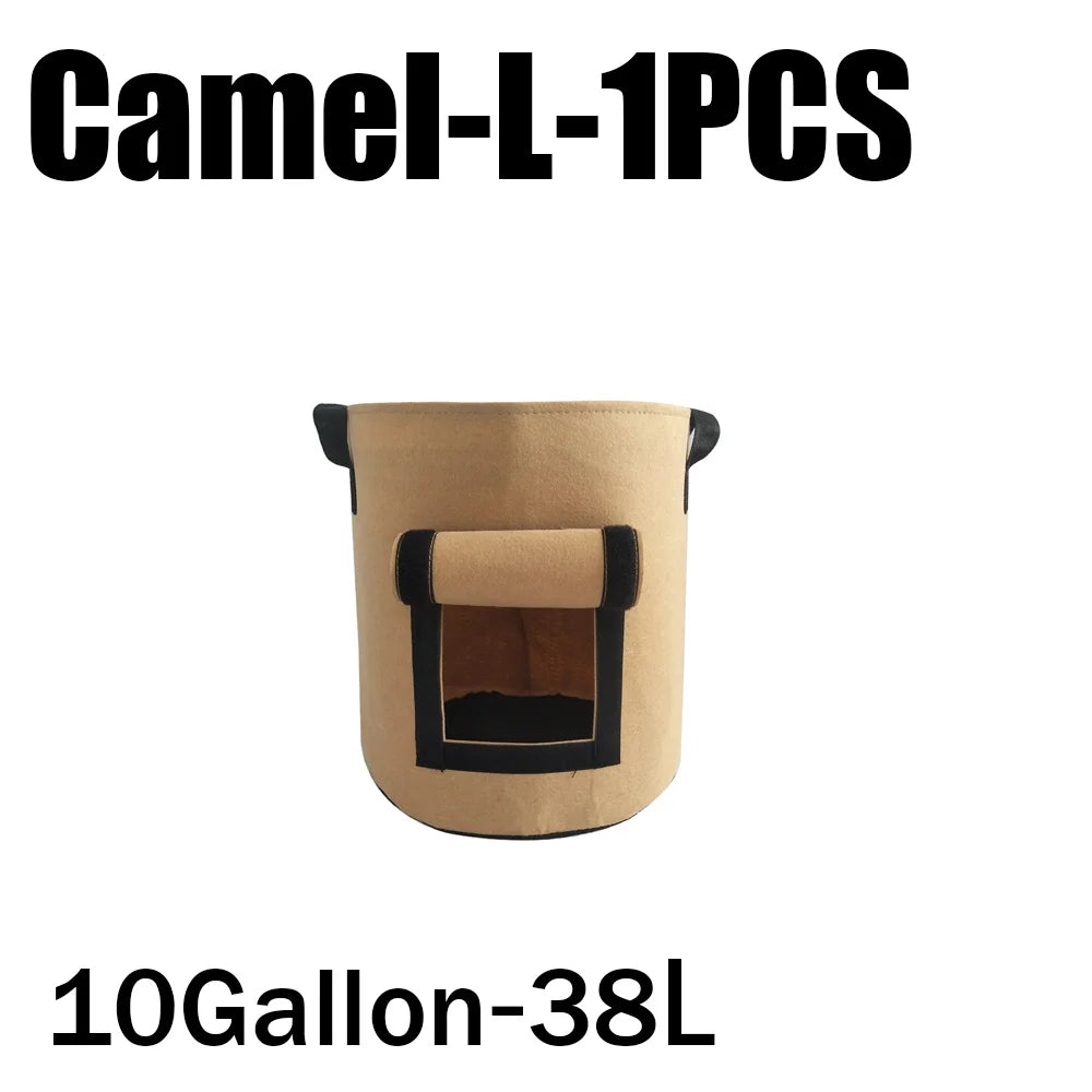 3Styles Felt, plant grow bags, nonwoven fabric garden potato pot, greenhouse vegetable growing bags, moisturizing vertical tools