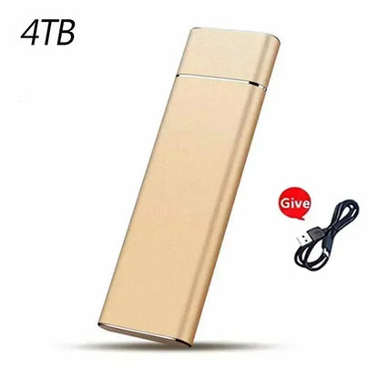 Mini USB SSD portátil 256 TB 1 TB 2 TB de alta velocidad original de almacenamiento masivo SSD USB3.0 Disco duro externo para ordenador portátil SSD