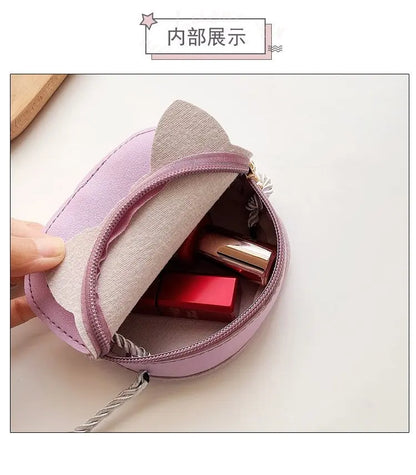 Cartoon Kids Bag, Fashion Cute Cat Crossbody Bag, Coin Wallet Lovely Hand Bags for Boys and Girls, Mini Shoulder Bags