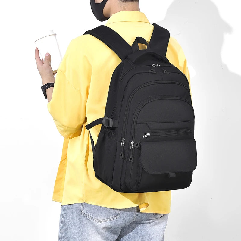 A Multi-layer Waterproof and Stylish Oxford Backpack, Large-capacity Simple Commuter Out-of-town Student Backpack