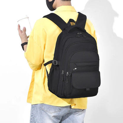 A Multi-layer Waterproof and Stylish Oxford Backpack, Large-capacity Simple Commuter Out-of-town Student Backpack