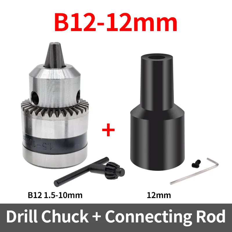 1PCS JT0 B10 B12 0.6-6mm 0.3-4mm 1.5-10mm Drill Chuck Adaptor Connecting Rod Shaft Sleeve Steel Copper Coupling 4/5/6/8/10/12mm