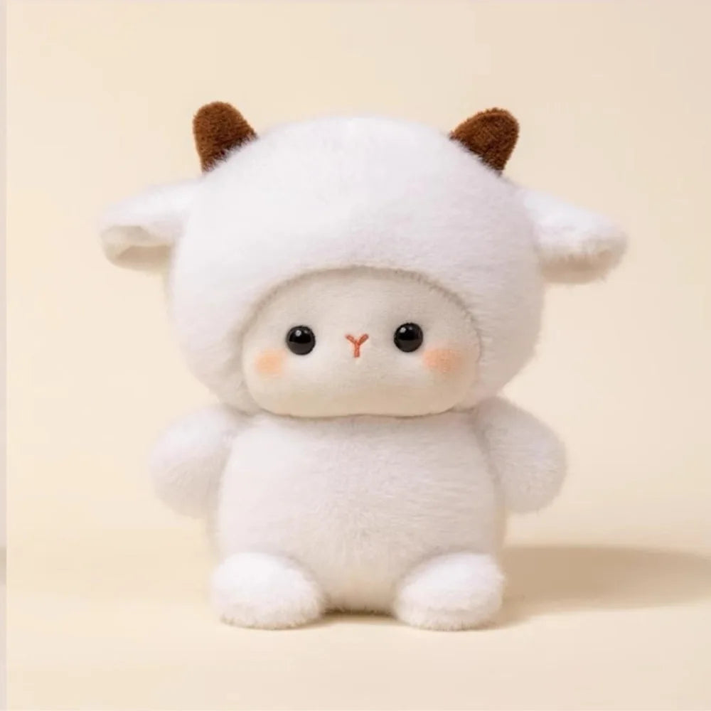 Cute 16cm Plush Companion Doll Capybara Elephant Stuffed Animal Pillow Super Soft Bear Animal Plush Toy Sleeping Gift