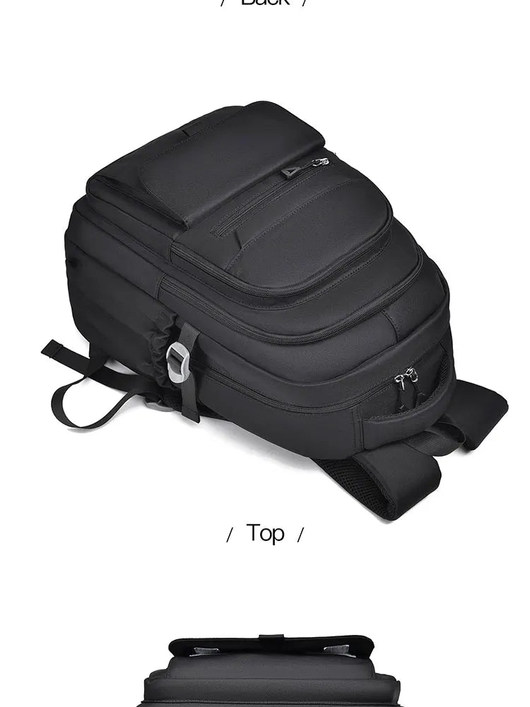 A Multi-layer Waterproof and Stylish Oxford Backpack, Large-capacity Simple Commuter Out-of-town Student Backpack