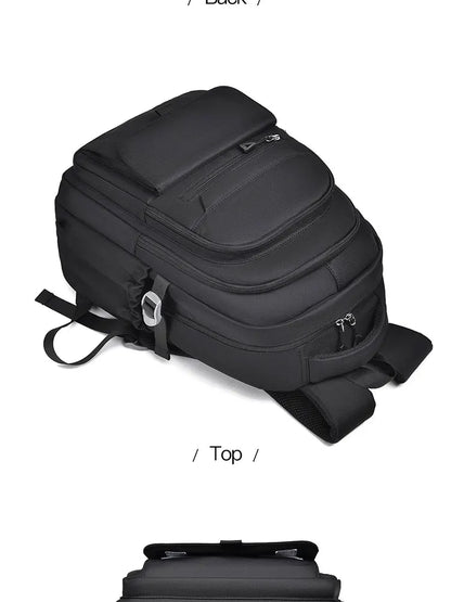 A Multi-layer Waterproof and Stylish Oxford Backpack, Large-capacity Simple Commuter Out-of-town Student Backpack