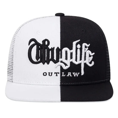1 Pcs, Fashion Fastball CAP, Thuglife Embroidery Hiphop Baseball Cap, Snapback Hat, Adult Outdoor Casual Sun, Casual Bone Adjustable