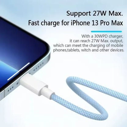 PD 20W USB-C Charging Cable For iPhone 14 13 12 11 Pro Max Xs 8 Plus iPad 3A, Fast Charging Cord, ‌Lightning Data Cable For iPhone