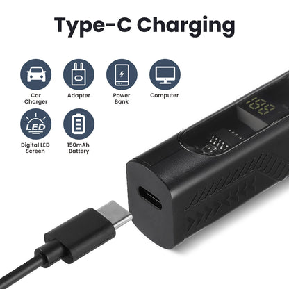 Electric Nose Hair Trimmer For Men Women, High Speed Motor Hair Remover, Lips Eyebrows Razor R Type Cutter Head Trimmer for Nose