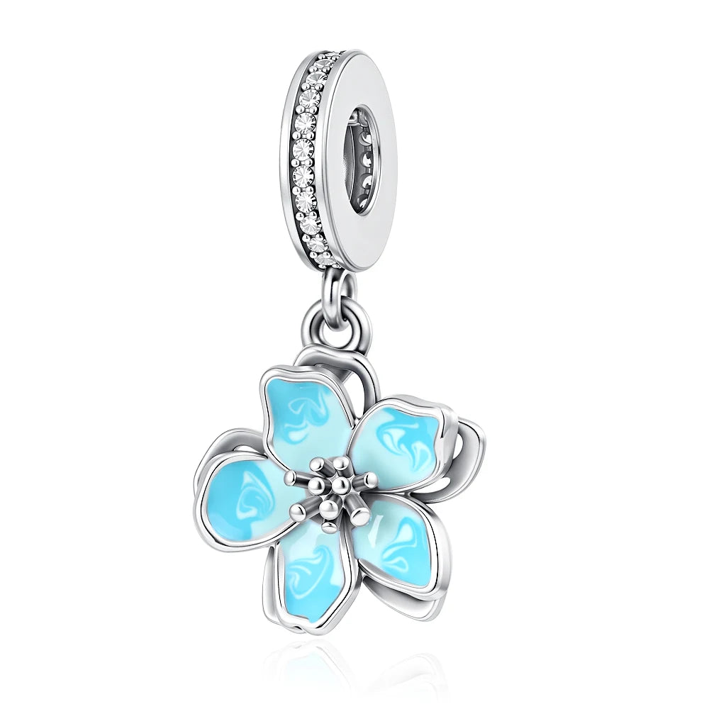 New Hot Selling Blue Pentagram, Butterfly Bead Turtle, Fish Pendant Suitable for European Original Bracelet DIY Exquisite Jewelry