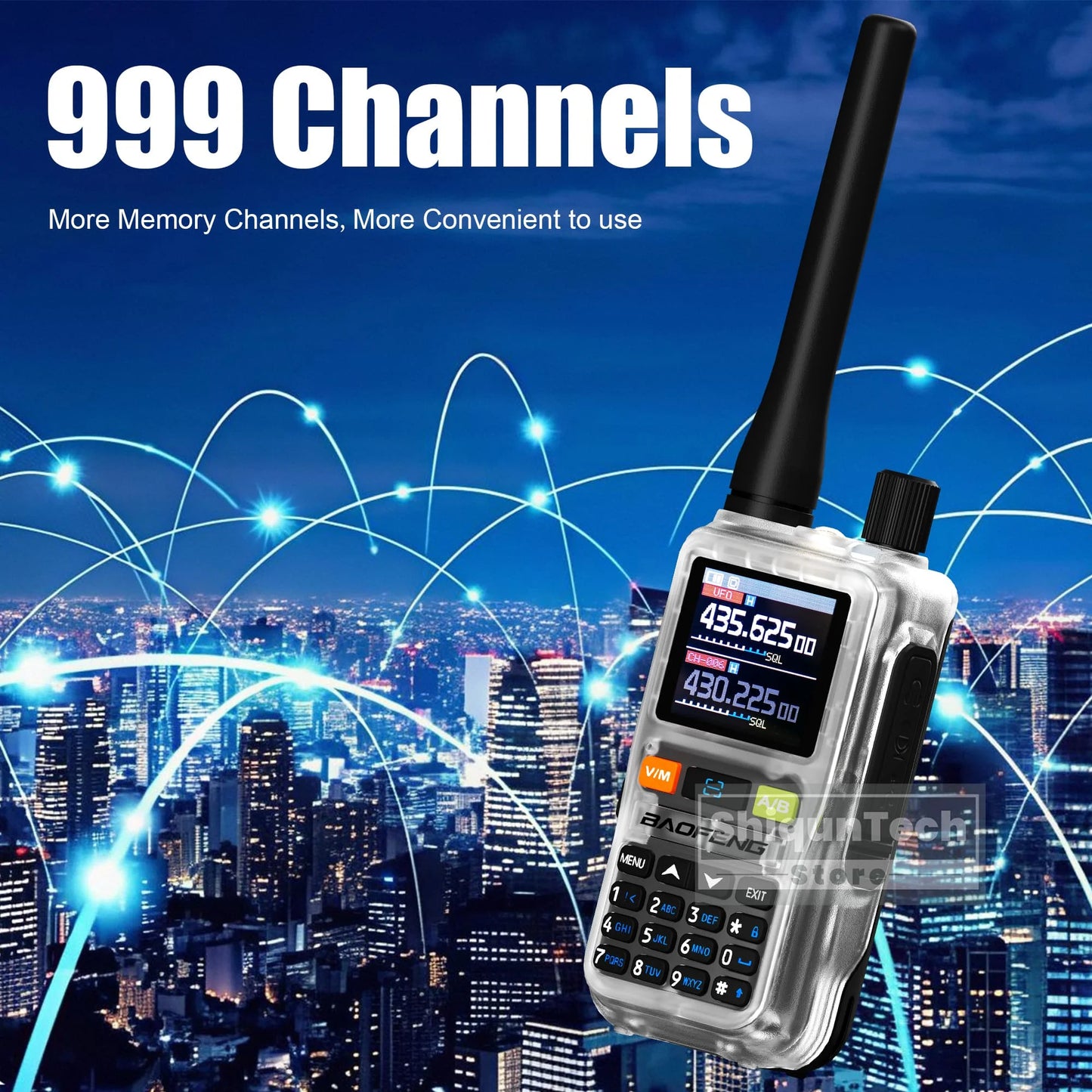 Baofeng UV 5R Mini Walkie Talkie Banda Aérea UHF/VHF Doble Vigilancia Doble PTT Programación Bluetooth Tipo-C Camping Radioaficionado Actualización 5R