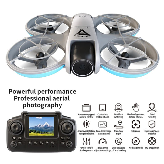 Lenovo E69 Drone HD Dual 8K Camera Optical Flow Aircraft Screen Control Aerial Brushless Photography Remote Control Aircraft