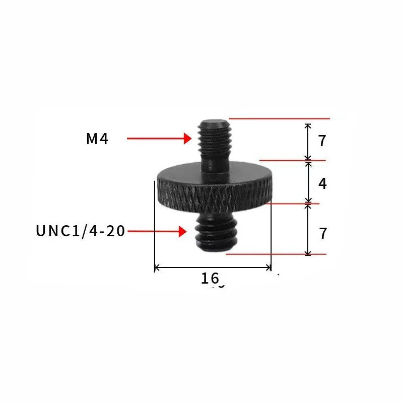 2/4pcs Universal Camera Conversion Screw 1/4 Male to 3/8 M4 M5 M6 M8 M10 Male Screw Tripod Monopod Mount Adapter Photography