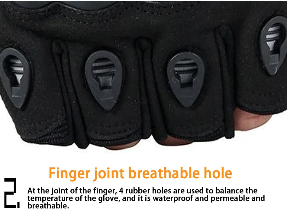 Tactical Hard Knuckle Half finger Gloves, Men's Combat Hunting Shooting Paintball Duty - Fingerless