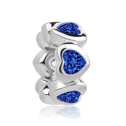 New 925 Sterling Silver Blue series moon Plane Space Beads Astronaut Charm Pendant Fit Original Bracelet Necklace DIY Gift Women