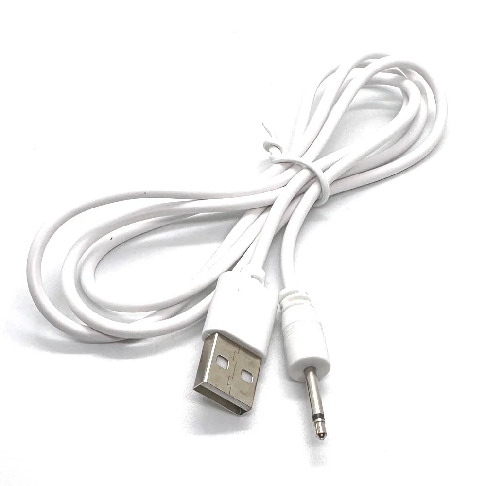 Universal 16mm USB Vibrator Charging Cable Cord DC 2.5 Charger for Rechargeable Toys Massagers Accessories Power Supply