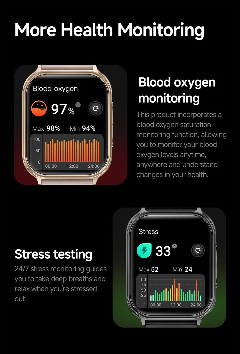 2026 New Smartwatches for Men and Women, Sports Fitness Tracker, IP68 Waterproof, Built-in 24H Heart Rate, 700 mAh Battery, Call Smart Watch