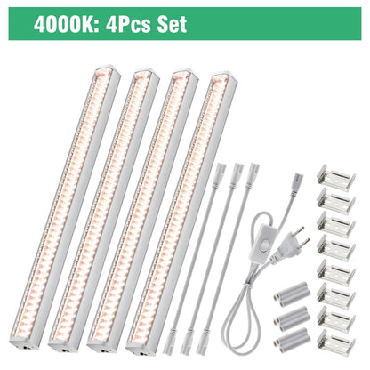 Full Spectrum LED Growth Tube 4000K/Purple/Sunlight Plant Lamp Greenhouse Hydroponic Flower Growth Lamp