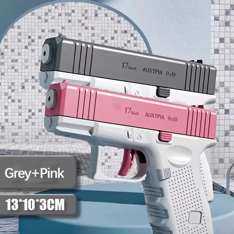 Summer Water Gun, Non-Electric, High-Pressure, Fully Automatic Shooting, Water Beach Toy Gun for Kids, Children, Boys, Girls