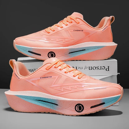 Men's Fashionable Casual Comfortable Sports Running Shoes - Breathable Fabric Upper, Non-Slip, Wear-Resistant, Shock-Absorbing Sole, Round-Toe Lace-Up Casual Running Shoes, Suitable for All Seasons