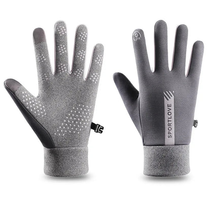Women's Winter Cycling Bike Gloves, Thermal Fleece, Cold Resistant, Windproof, Warm, for Outdoor Running and Skiing