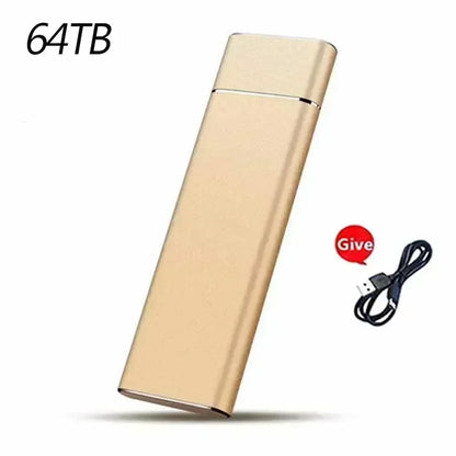 Mini USB SSD portátil 256 TB 1 TB 2 TB de alta velocidad original de almacenamiento masivo SSD USB3.0 Disco duro externo para ordenador portátil SSD