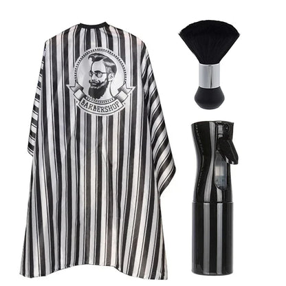 2/3 Pieces Antistatic Hairdresser Apron Hair Cut Cape Hairdressing Gown Cape Hair Barber Cutting Dye Apron Salon Styling Cloth