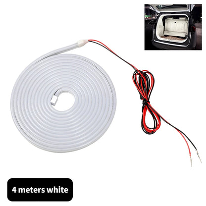 12V DIY environment light strip, car trunk LED light strip, high brightness, used for interior decoration of vehicles, tailgate