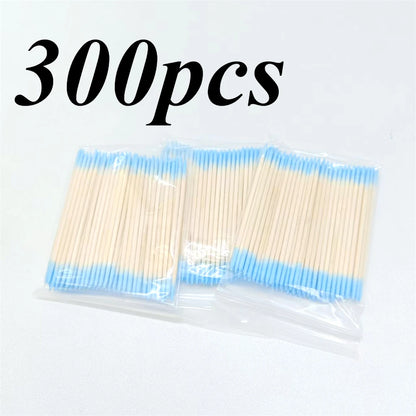 100/300/500/700/900Pcs Double-Tipped Cotton Swabs, for Tattooed Eyebrows, Beauty Makeup Tools for Wiping, Nail Polish Wiping