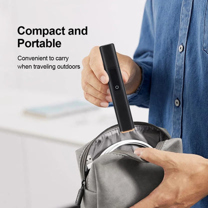 Electric Nose Hair Trimmer For Men Women, High Speed Motor Hair Remover, Lips Eyebrows Razor R Type Cutter Head Trimmer for Nose