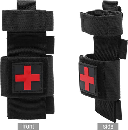 Tactical Tourniquet Set - Rotary Medical Emergency Strap with Tactical Pen & Scissors | Essential for Outdoor Survival, Combat,