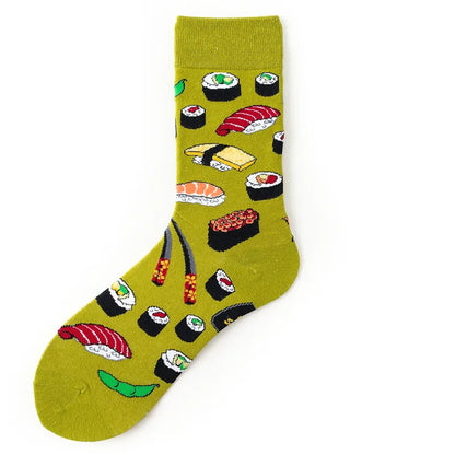 New cotton socks high-quality men's and women's British style casual Harajuku fashion novelty literary couple sexy socks