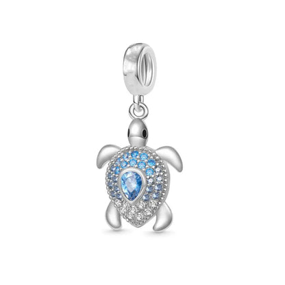 925 Plata Tortuga marina cangrejo Pulpo Dijes Delfín estrella de mar Colgante Ajuste Pulsera Original Mujer DIY Accesorios Joyería Regalo