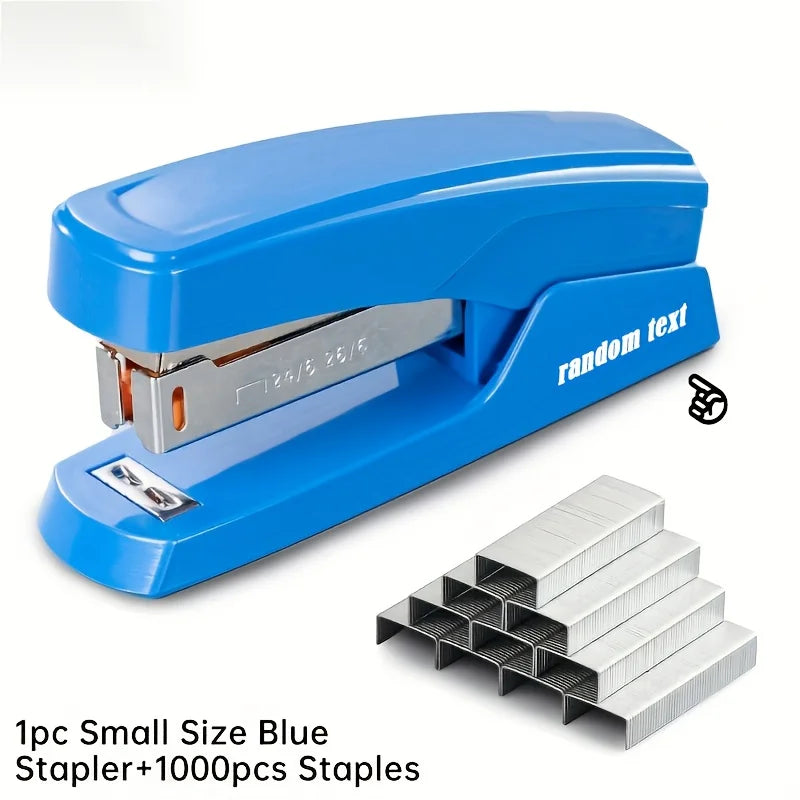 Durable Stapler With 1000 Staples, Capable Of Binding 25 Sheets Of Paper, Professional Office And Study Stationery Supplies