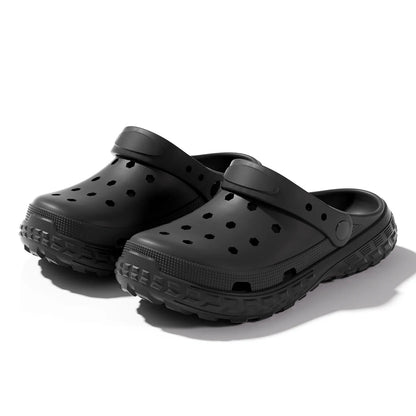 EVA Unisex Hole Shoes, Beach Thick Bottom Outdoor Slippers, Comfortable Breathable Indoor Slippers