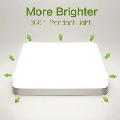 Square Led ceiling lamp, bedroom lighting, Neutral white, cold white, warm white, 48W 36W 24W 18W led ceiling light room, MARPOU