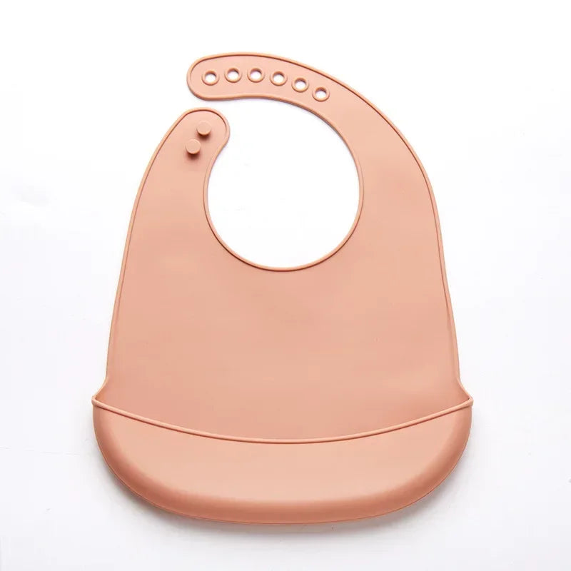 Silicone Baby Bib Waterproof Saliva Dripping Banana Bibs Newborn Feeding Soft Edible Aprons Baby Adjustable Burp Scarf