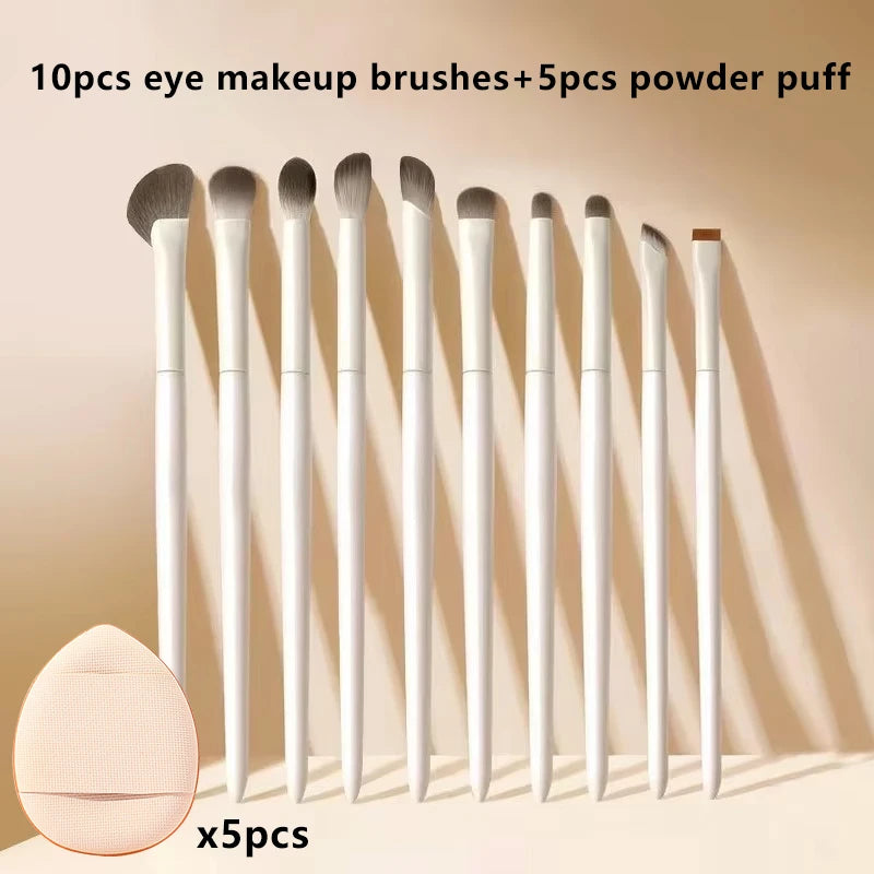 5/6/8/10pcs Makeup Brushes Set Professional Soft Eye Makeup Brushes Contouring Eyeshadow Eyeliner Eye Detail Brush Makeup Tools