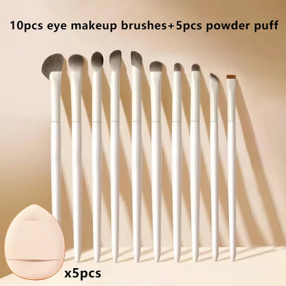 5/6/8/10pcs Makeup Brushes Set Professional Soft Eye Makeup Brushes Contouring Eyeshadow Eyeliner Eye Detail Brush Makeup Tools