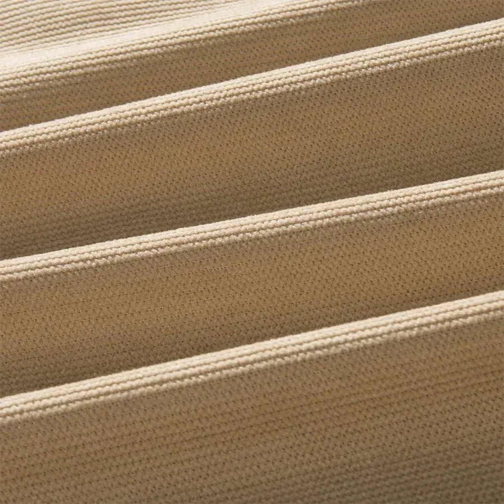 Summer Men's Solid Corduroy Shorts with Drawstring Casual Elastic Waist Fit for Outdoor Daily Activities Streetwear