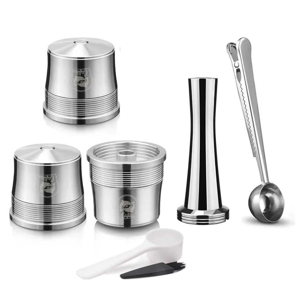 ICafilas Reusable Coffee Capsule Pod For illy X7.1 illy Y5 Machine Stainless Steel Refillable Coffee Maker Filter