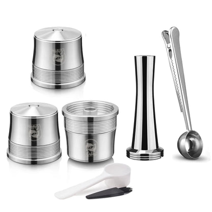 ICafilas Reusable Coffee Capsule Pod For illy X7.1 illy Y5 Machine Stainless Steel Refillable Coffee Maker Filter