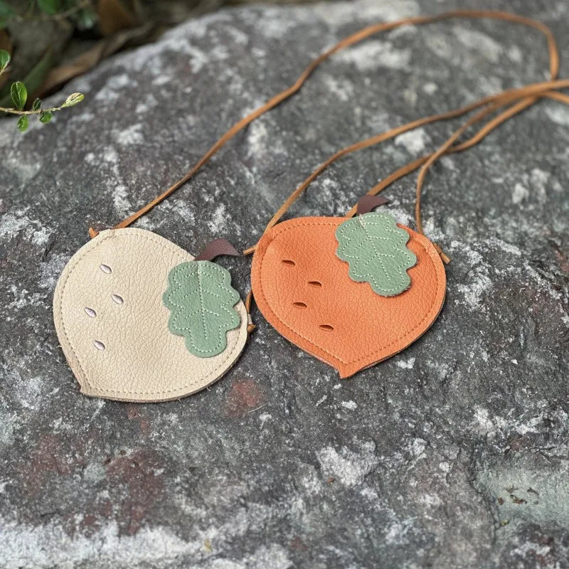 New Girls Messenger Bag, Kids Cute Pumpkin Fruit Pattern Children's Bag, Children Cute Single Shoulder Crossbody Bag